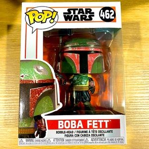 NWT Mandalorian Boba Fett Funko Pop #462